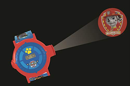 Patrulla Canina DMW050PA Paw Patrol Reloj Pulsera con proyector de Imagen (Lexibook, Color Azul, única