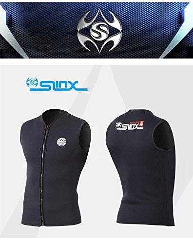 PAWHIT Chaleco térmico de neopreno sin mangas de 3 mm para hombres y mujeres, buceo, surf, natación, vela, adelgazar sauna entrenamiento