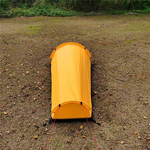 Pceewtyt Tienda de campaña Biwak ultraligera para una sola persona, mochila Biwak, impermeable, saco de vivac para camping, actividades al aire libre