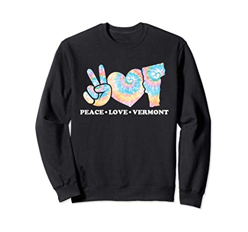 Peace Love Vermont Sudadera