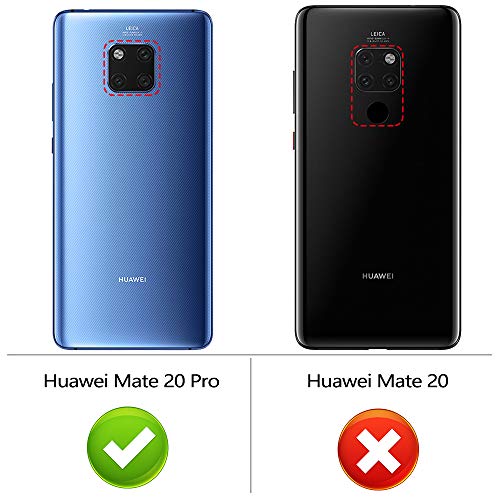 Peakally Funda Huawei Mate 20 Pro, Transparente Silicona Funda para Huawei Mate 20 Pro Carcasa Flexible Claro Ligero TPU Fundas [Antideslizante] [Resistente a arañazos] -Transparente