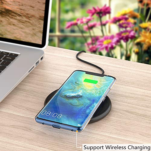 Peakally Funda Huawei Mate 20 Pro, Transparente Silicona Funda para Huawei Mate 20 Pro Carcasa Flexible Claro Ligero TPU Fundas [Antideslizante] [Resistente a arañazos] -Transparente