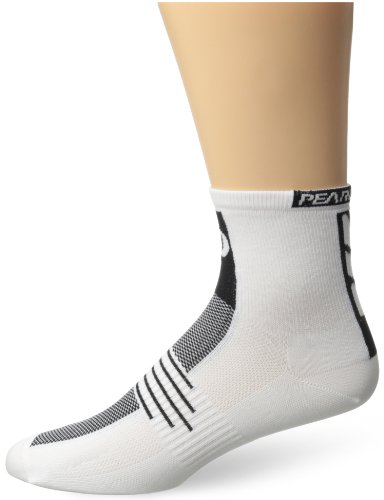 Pearl Izumi Elite - Calcetines para hombre, Hombre, 14151405, blanco, FR : M (talla del fabricante: M)