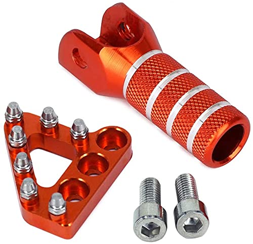 Pedal Freno Moto Pedal Freno Trasero Freno Trasero por K.T.M 125-530 SX EXC XCF XC XCW SXF SMR-Naranja