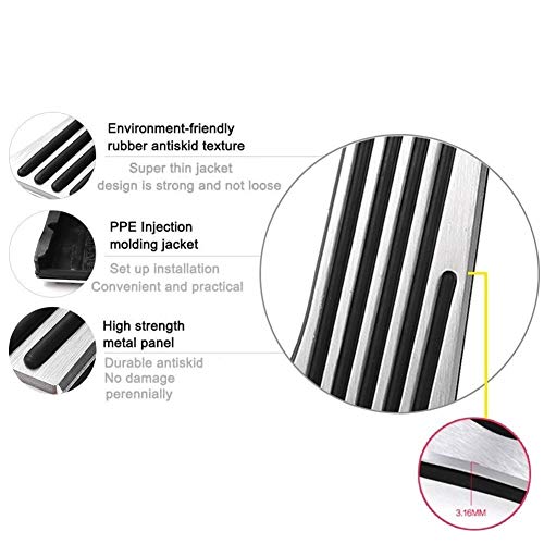 Pedales cubiertas de automóviles, pedales antideslizantes de freno Pedales coche Accesorios extensores for los coches coche de pedales resto for X-Tr - a - i - l 2014 ( Size : Nissan X-Trail 2014 MT )