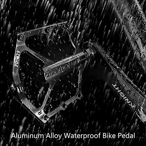 Pedales de bicicleta de montaña Pedales planos ligeros antideslizantes aleación de aluminio DU sellado rodamiento plataforma pedal para montaña carretera BMX MTB bicicleta