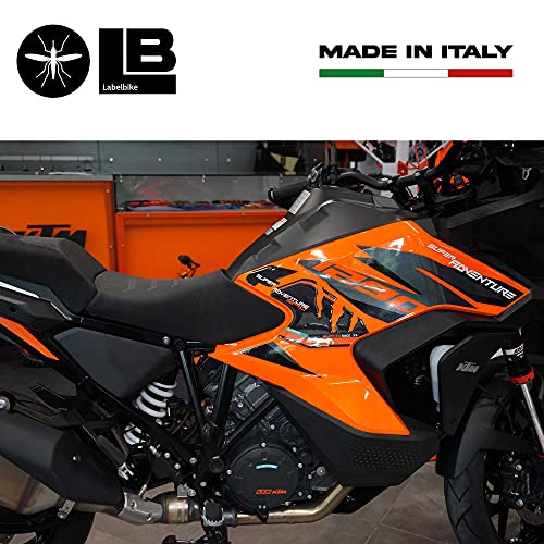 Pegatinas 3D Protecciones Laterales COMPATIBLES con KTM 1290 Super Adventure S-R 2021