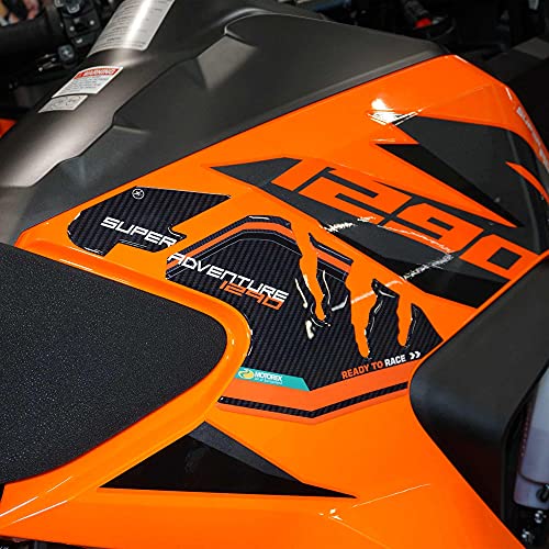 Pegatinas 3D Protecciones Laterales COMPATIBLES con KTM 1290 Super Adventure S-R 2021