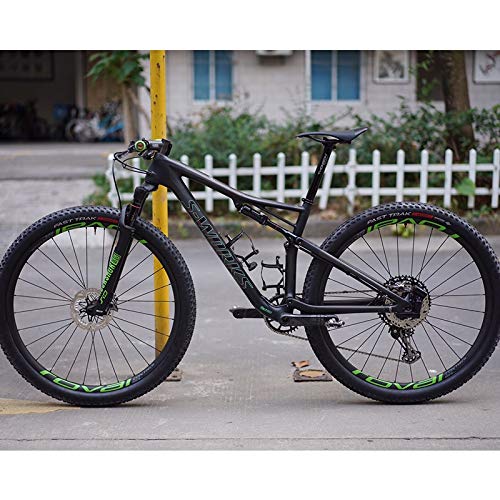 Pegatinas de Bicicleta Bicicleta de montaña Control Roval SL29 Pulgadas 25 mm Ancho Ancho Conjunto de Ruedas Color Pegatina MTB Calcomanías de Rim Completo Cinta (Color : Blue)