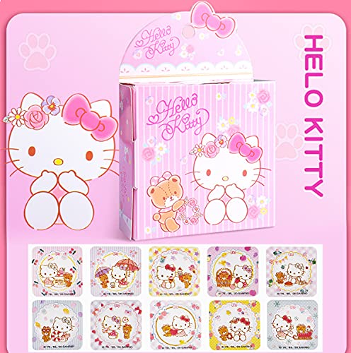 Pegatinas de Hello Kitty -Tomicy 200PCS Diferentes pegatinas de Hello Kitty Mouse Pegatinas impermeables para decoraciones Tronco Teléfono Motocicleta Bicicleta Coches Monopatín Pegatinas
