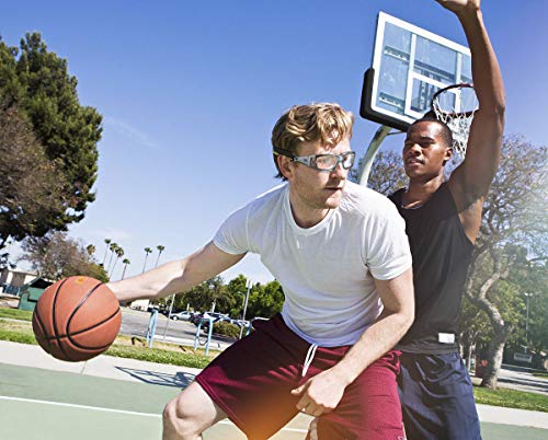 PELLOR Gafas de Deporte, Adultos Gafas Protectoras Niño Gafas de Seguridad Deportiva Adjustable para los Amantes de Fútbol Baloncesto Tenis