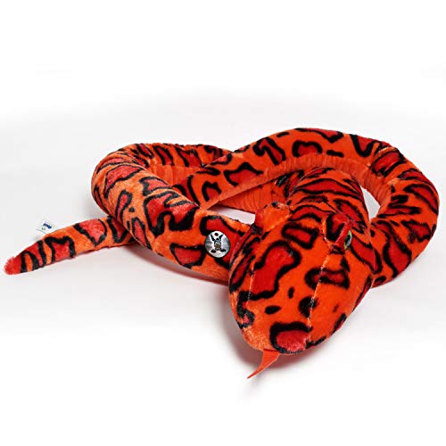 Peluche de serpiente rojo con sonajero XXL 250 cm Python Anaconda Boa ZITTA – Animales de peluche