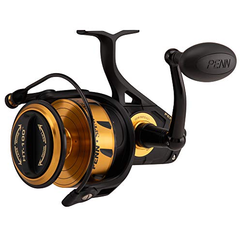 Penn Carrete Giratorio Unisex Spinfisher Vi 4500, Negro/Dorado, Talla única