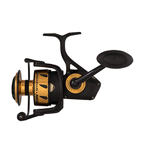 Penn Carrete Giratorio Unisex Spinfisher Vi 4500, Negro/Dorado, Talla única