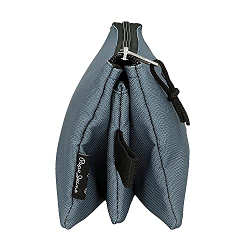 Pepe Jeans Aris Estuche Triple Azul 22x12x5 cms Poliéster