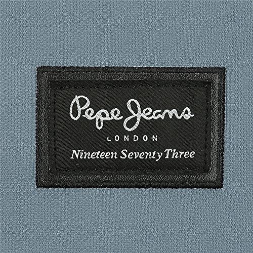 Pepe Jeans Aris Estuche Triple Azul 22x12x5 cms Poliéster