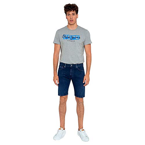 Pepe Jeans Stanley Short Pantalones Cortos, 583thames, 36 para Hombre