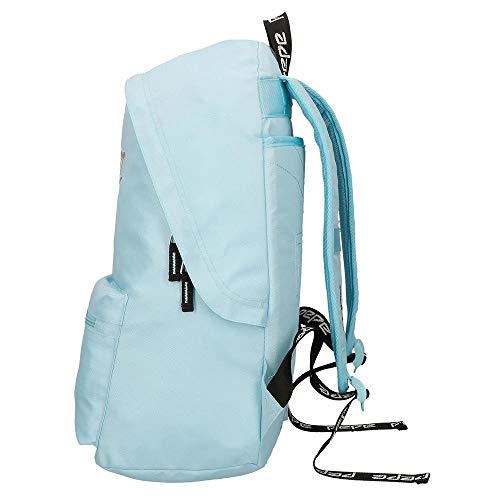 Pepe Jeans Uma Mochila Azul 31x42x17,5 cms Poliéster 22.79L