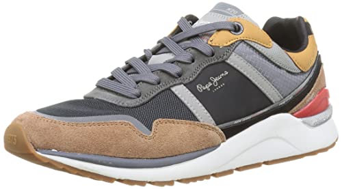 Pepe Jeans X20 Basic Urban, Zapatillas Deportivas para Hombre, (879cognac), 45 EU