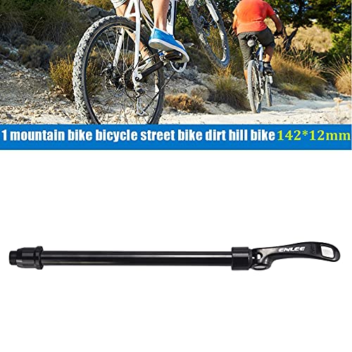 Perfeclan Bicicleta MTB 12mm 142mm Adaptador QR Adaptador de buje de Eje pasante Bicicleta de montaña Pinchos de Eje Trasero Trasero Accesorios