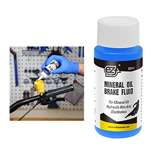 perfeclan Bleeder Kit de Purga de Freno de Disco hidráulico para Shimano - Juego de Herramientas/Fluido de Aceite Mineral de 60 ml 160 ml - Azul 60ml