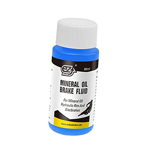 perfeclan Bleeder Kit de Purga de Freno de Disco hidráulico para Shimano - Juego de Herramientas/Fluido de Aceite Mineral de 60 ml 160 ml - Azul 60ml