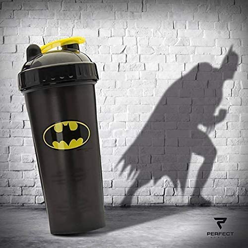 Performa Hero Series DC Shakers - Proteinshaker Hero Shaker Entrenamiento Culturismo - 800ml (Batman)