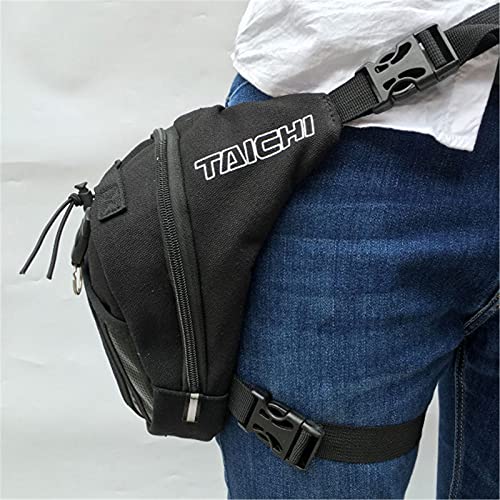 Pernera Moto,RiñOnera Moto Pierna Bolsa de ciclismo de deporte al aire libre Bolsa de cintura de nylon de los hombres bolsa de pierna impermeable cinturón de motocicleta excursionismo ciclismo mochila