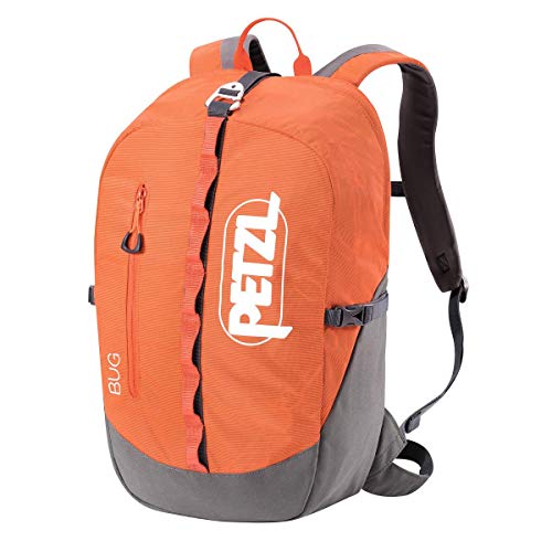 PETZL Adultos Mochila Bug, Color Naranja - Naranja, tamaño 32 × 21 × 1 cm, 18 Liter, Volumen Liters 18.0