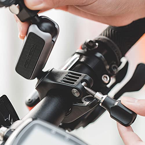PGYTECH Manillar de Cámara de Acción Montaje en Motocicleta Bicicleta para dji Action 2/Gopro/Insta360/DJI OSMO Pocket 2/OSMO Pocket/OSMO Action