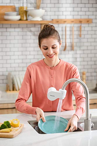 Philips - AWP3754/10 - Sistema de Filtración de agua para Grifo, Filtro de agua On Tap, Tecnología de Ultrafiltración X-Guard Ultra, Duración 1.200 Litros / 6 meses