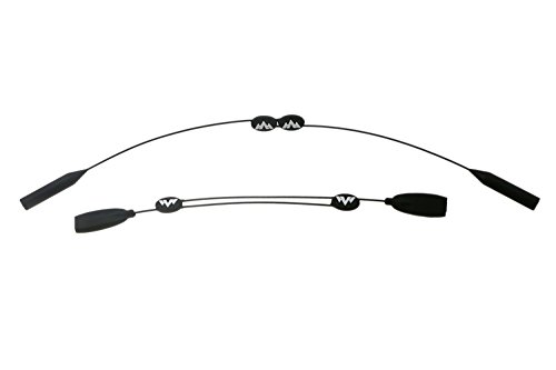 Philonext Gafas de retención, Universal Fit cuerda Gafas de retención, ajustable unisex de los deportes de gafas de sol Soporte para la correa de retención, juego de 2