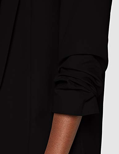 PIECES Pcboss 3/4 Blazer Noos Chaqueta de Traje, Negro (Black Black), 36 (Talla del Fabricante: X-Small) para Mujer