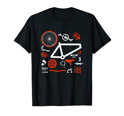 Piezas de repuesto para bicicletas de montaña Construye la Camiseta