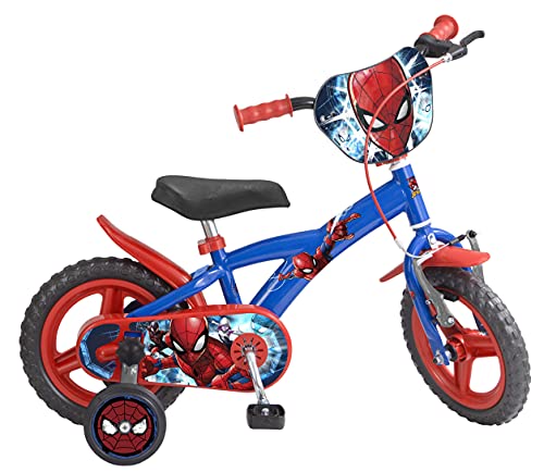 Pik&Roll - Spiderman 12" bike, color azul