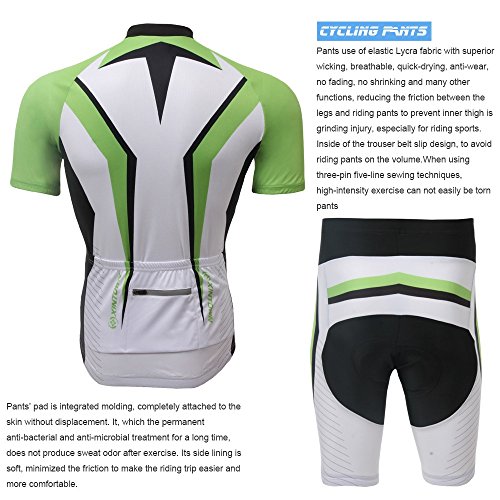 Pinjeer 2018 Team Cycling Clothing Quick Dry Summer para Hombre Ropa de Bicicleta Deportes al Aire Libre Transpirable Jersey Men & Boys Shorts Sets para Racing Bike