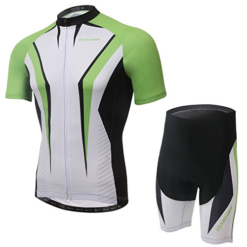 Pinjeer 2018 Team Cycling Clothing Quick Dry Summer para Hombre Ropa de Bicicleta Deportes al Aire Libre Transpirable Jersey Men & Boys Shorts Sets para Racing Bike