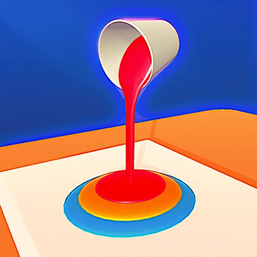 Pintura acrílica - Pintar por número - Libro de colorear y juego de rompecabezas gratis - Cortar y pintar - Puedo pintar ASMR DIY - Spin Art Game 3D