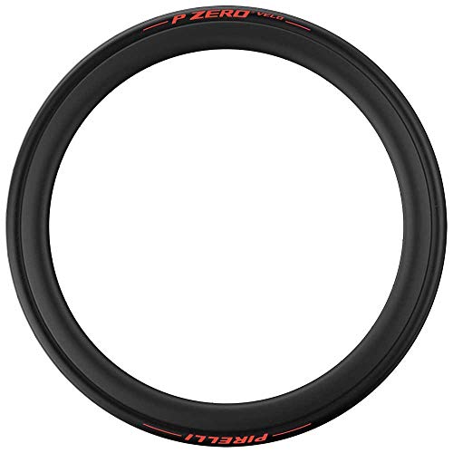 Pirelli P Zero Velo 25-622 Red, Adultos Unisex, Negro, ESTANDAR