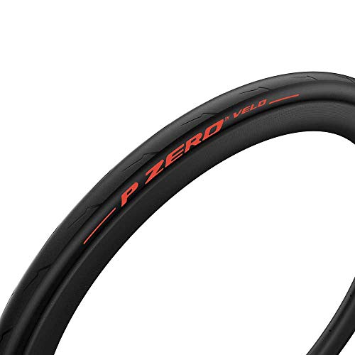 Pirelli P Zero Velo 25-622 Red, Adultos Unisex, Negro, ESTANDAR