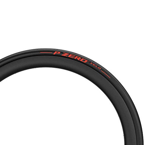 Pirelli P Zero Velo 25-622 Red, Adultos Unisex, Negro, ESTANDAR