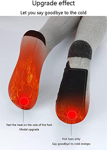 PJPPJH Men Women Warm Thermal Heated Socks RechargeabBattery Operated Electric Socks Foot Warmers, Sports Outdoor Climb Hike Hunt Bike Thermal Foot Warmers A