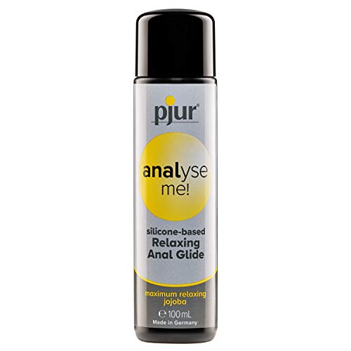 pjur analyse me! Relaxing Silicone Anal Glide - Lubricante silicona para sexo anal cómodo - lubricación extralarga - con jojoba (100ml)