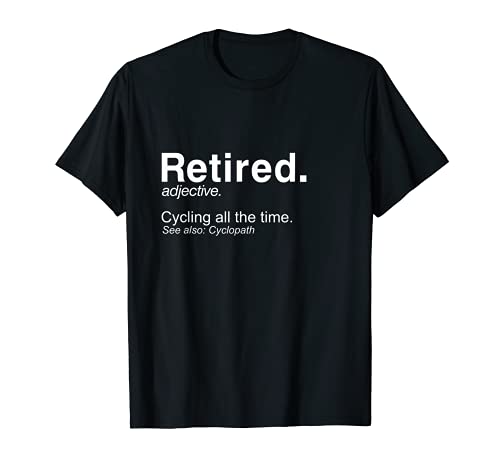 Plan de jubilación de ciclismo de definición jubilado Camiseta