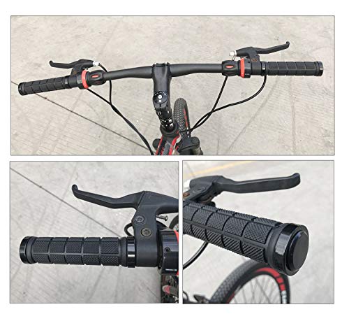 PLATT Puños Bicicleta Montaña, Puños de Manillar para de Bicicleta de Goma Antideslizante, Accesorios de Bicicleta