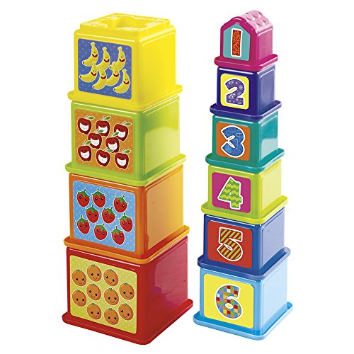 PlayGo - Juego Torre de Cubos cuadrados (44285)