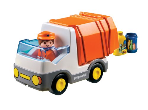 Playmobil - 1.2.3 Camión de basura (6774) , color/modelo surtido