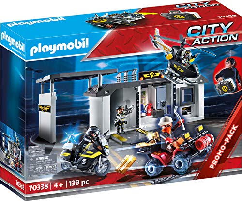 PLAYMOBIL City Action Comisaría Fuerzas Especiales, Maletín, multicolor (70338)