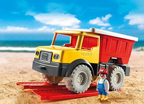 PLAYMOBIL- Sand Camión de Arena, Multicolor, única (9142)