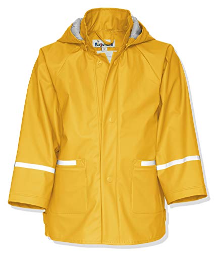 Playshoes Regenjacke Basic Chubasquero, Amarillo (Yellow 12), 7-8 Años Unisex Niños